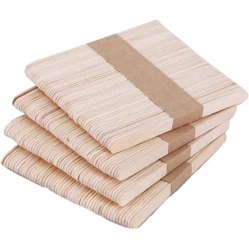 عصي المثلجات الخشبية ( كرتون 24 ربطه كل ربطة تحتوي على 50 عود)